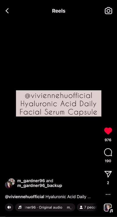 The Power of VivienneHu's Hyaluronic Acid Serum Capsule, Recommended by IG Influencer m_gardner96