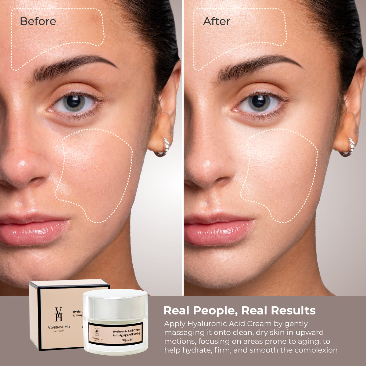 Anti-Aging and Firming Face Cream with Collagen & Hyaluronic Acid
