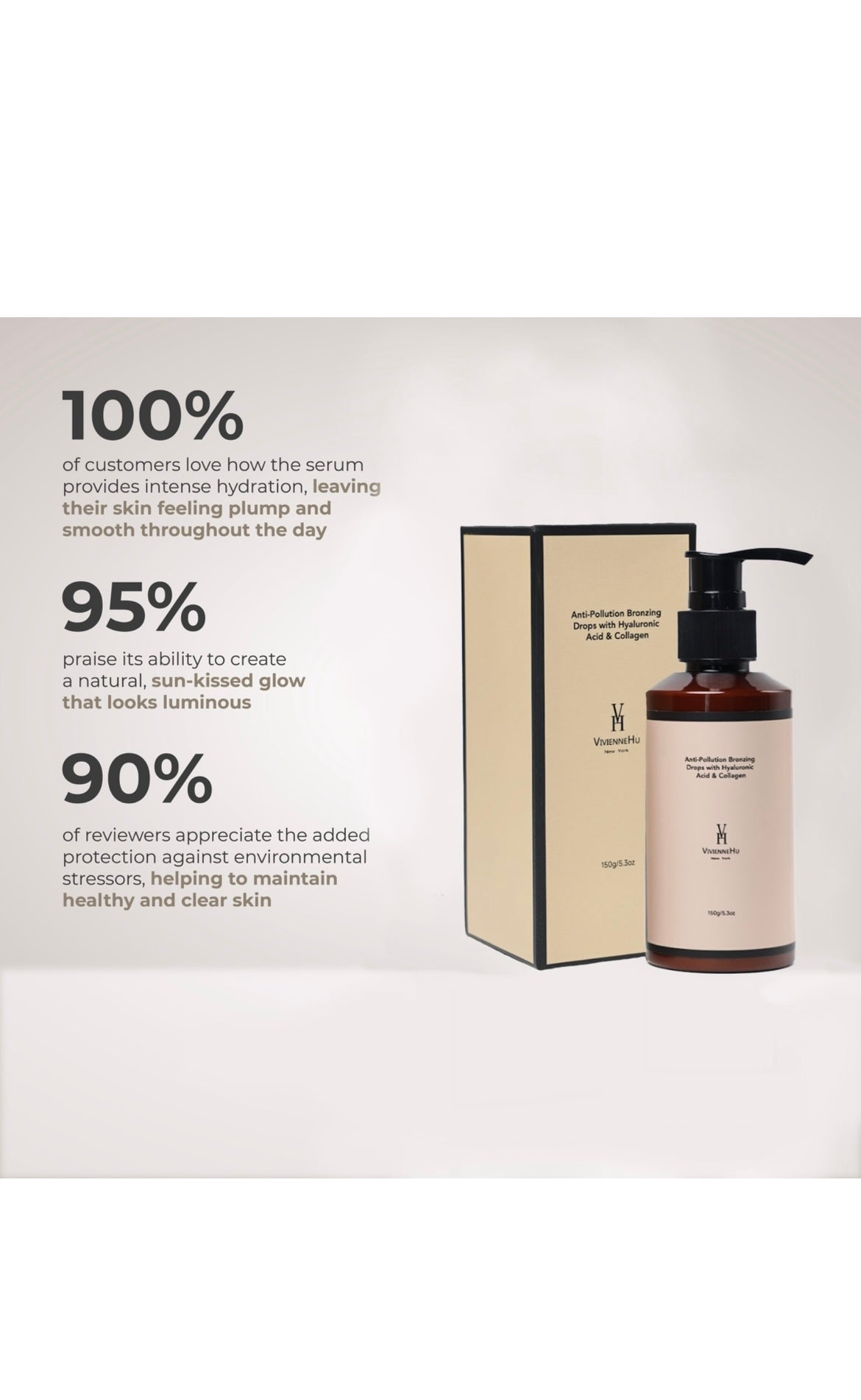 HYALURONIC ACID ANTI POLLUTION BRONZING SERUM DROP