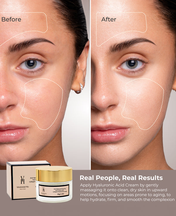 Anti-Aging and Firming Face Cream with Collagen & Hyaluronic Acid